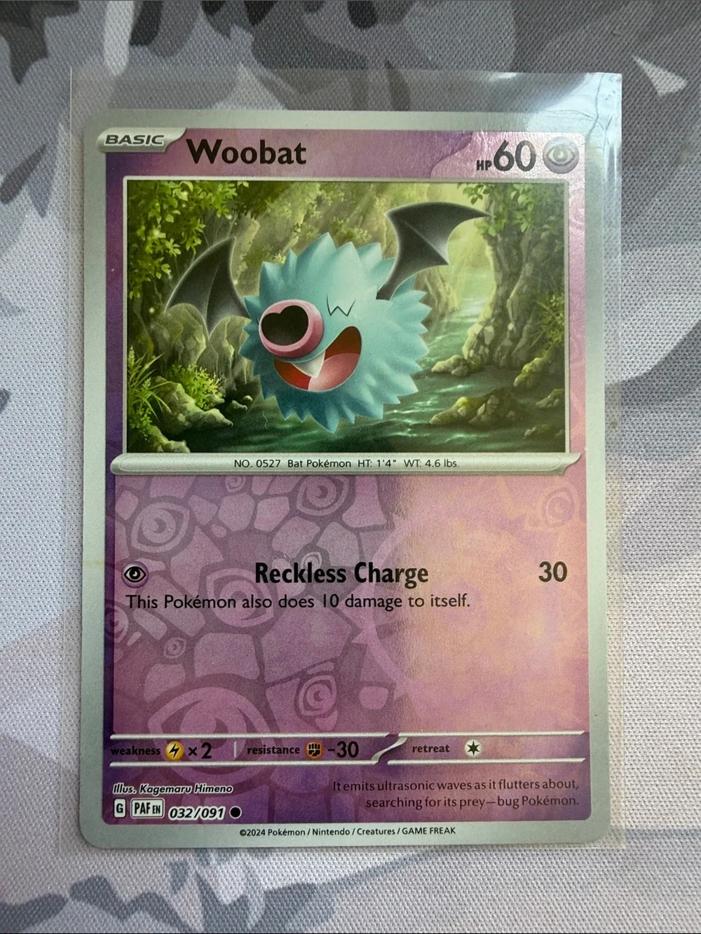 Woobat & Swoobat Pokémon Evolution Reverse Holo Card Lot 🦇 | 3 Cards ✨5/$25✨